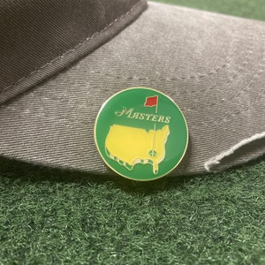 Masters Ball Marker, Golf Ball Marker, Golf Gift, Father&#39;s Day Golf Gift, Golf Coin, Hat Clip