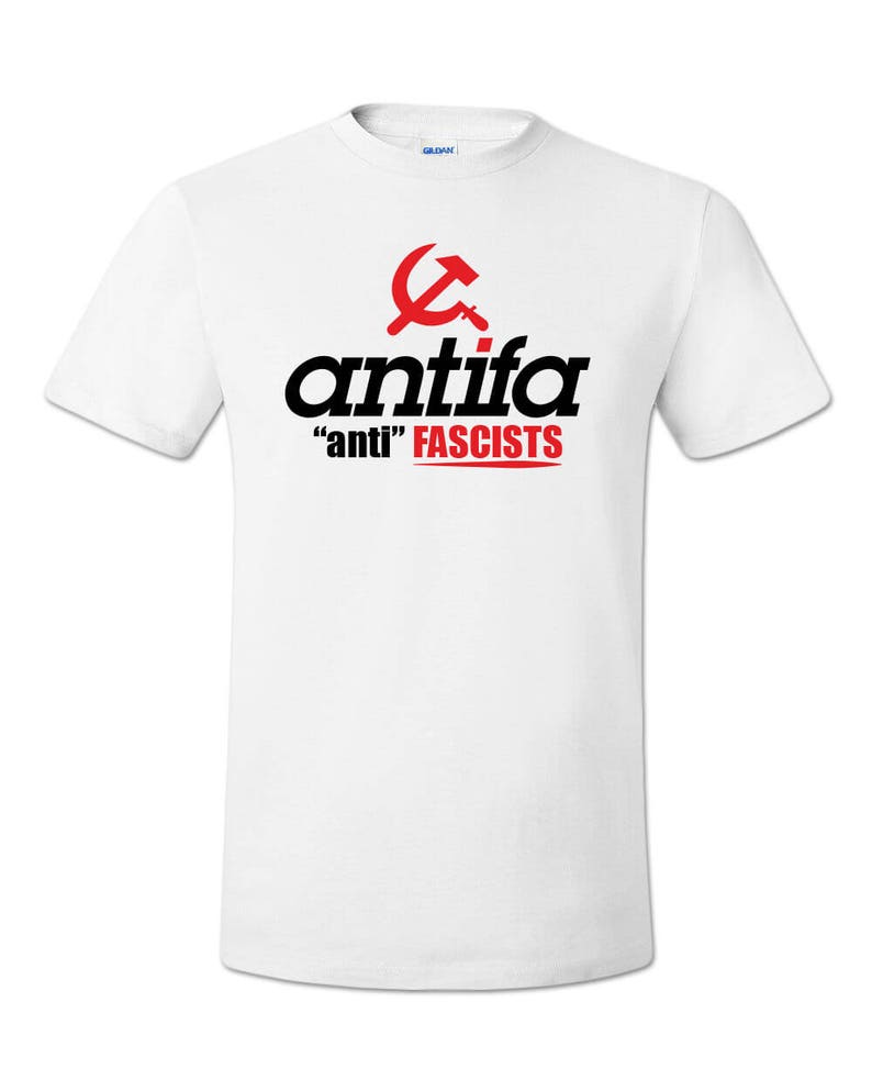 Anti Antifa Shirt Antifa Parody T-Shirt Paid Protesters ...