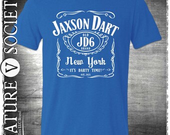 Jaxson Dart JD6 Shirt New York Darty Party The Dart Knight Rises Skattebros Cam Skattebo