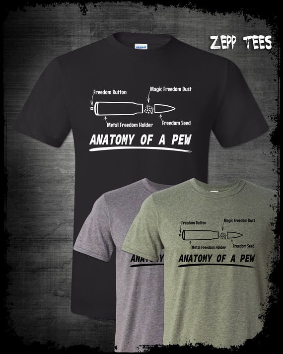 Anatomy Of A Pew Labeled T Shirt Anatomy Of A Pew Labeled T Shirt
