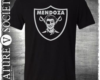 Las Vegas Mendoza Shirt Silver and Black Football