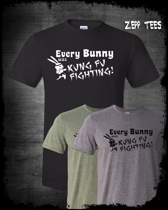 Kung Fu Bunny Funny T-Shirt