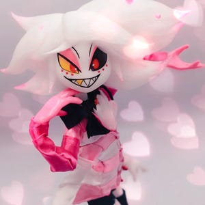 Angel Dust Hazbin Hotel Ooak Doll - Etsy