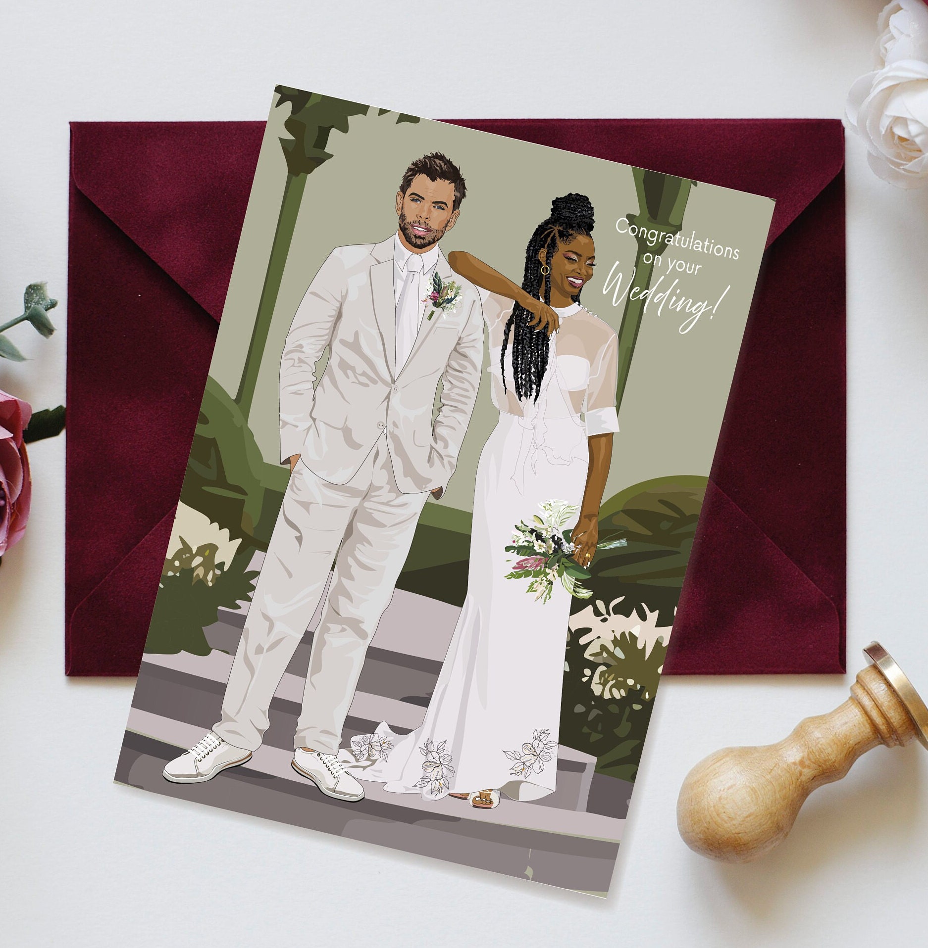 Mixed race card - Etsy México, image size:1874x1916