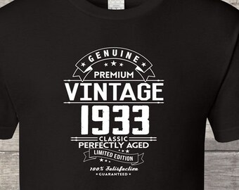 89th Birthday Shirt Happy Birthday Gift Customized Birthday T-Shirt