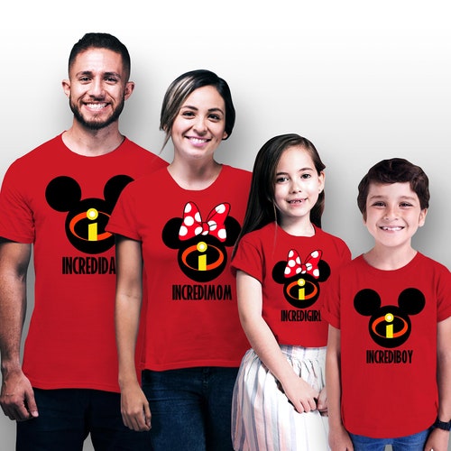 incredibles family shirts