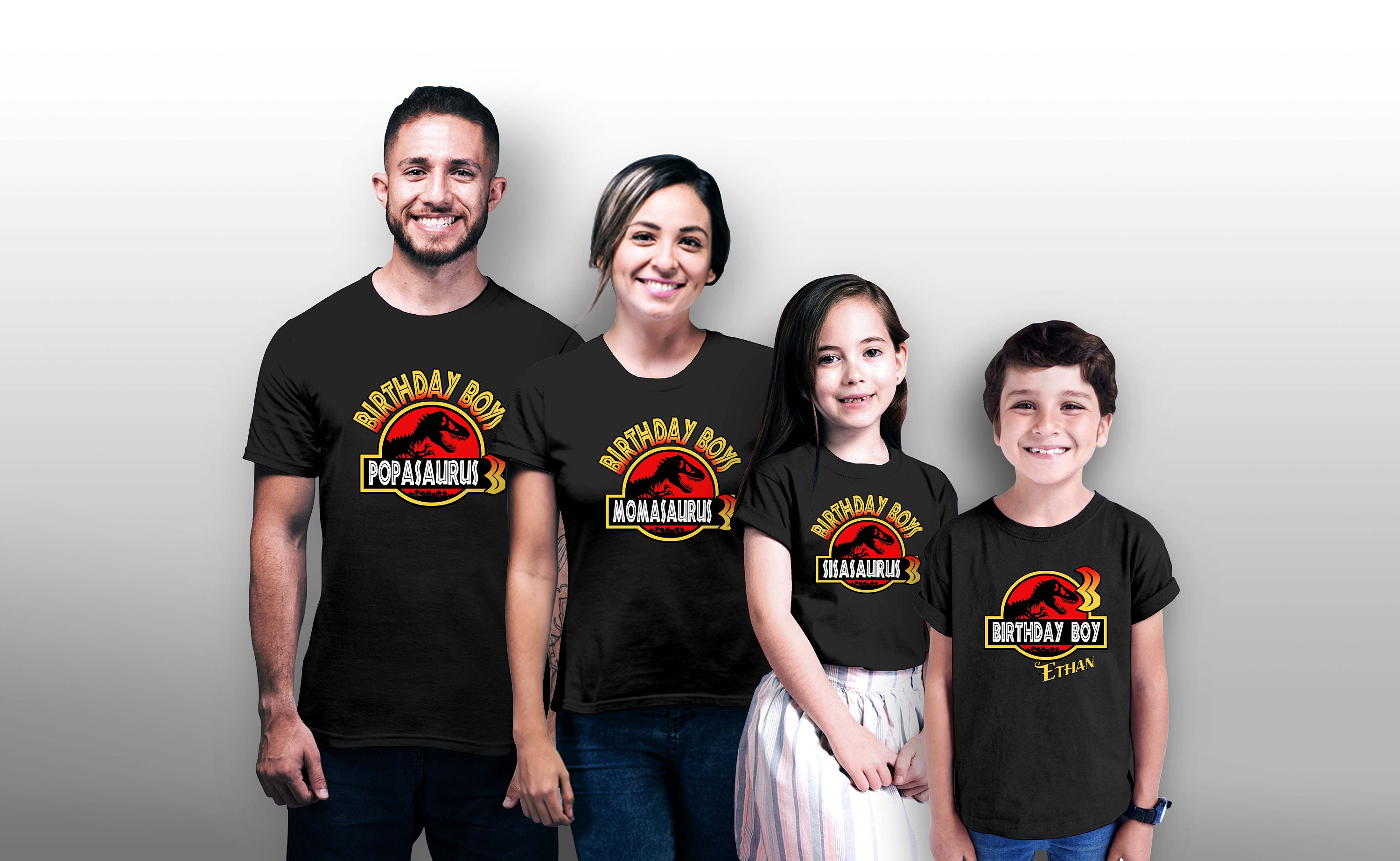 Jurassic Park Family Birthday Jurassic Custom -