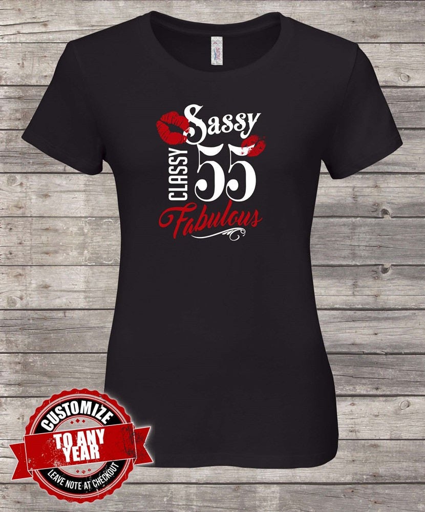 Sassy Classy fabulous 55th birthday gifts for women 55th | Etsy