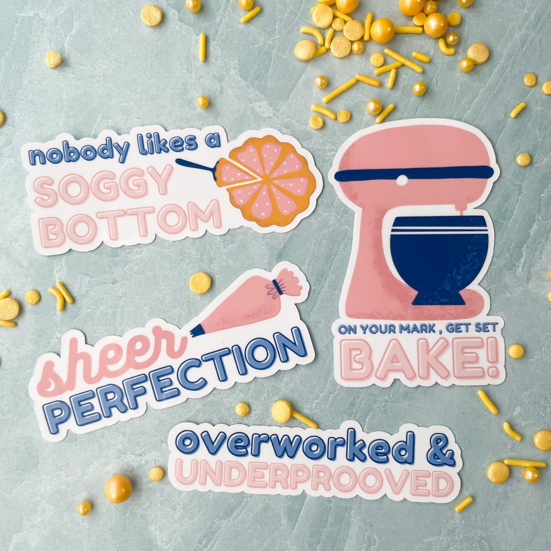 Vinyl Stickers | the Great British Bake off Bundle - Etsy