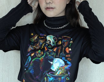 Halloween Witch Tee, Witchy Unisex t-shirt, Halloween Shirts, Spooky T Shirt, Gothic Tee Shirt, Wiccan Shirt, Halloween Witch Tee, Witchcore