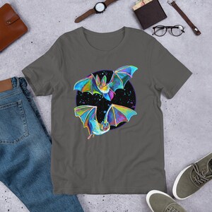 Plus Size Pastel Bat Unisex Shirt, 2XL T shirt, 3XL T Shirt, 4 XL T shirt