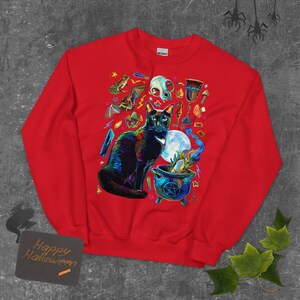 Plus Size Halloween Sweatshirt, 3XL 4XL 5XL Fall Crewneck,