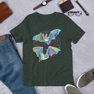 Plus Size Pastel Bat Unisex Shirt, 2XL T shirt, 3XL T Shirt, 4 XL T shirt
