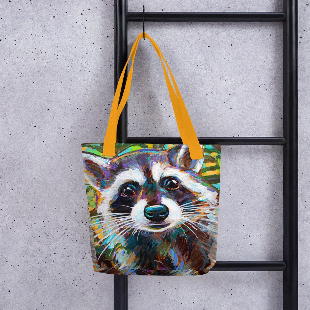 Amazon.com: GHBNK Tote Bag for Women Canvas Tote Bag Raccoon