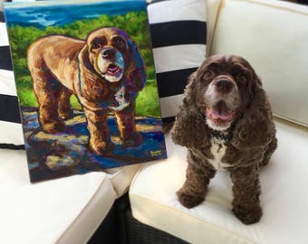 16 x 20 Custom Pet Portrait by Robert Phelps,