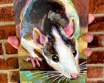 Custom Pet Portrait, 6 x 8 Inch Acrylic Painting, Personalized Pet Art, Hand-Painted Animal Portrait, Unique Gift for Pet Lovers, Home Decor