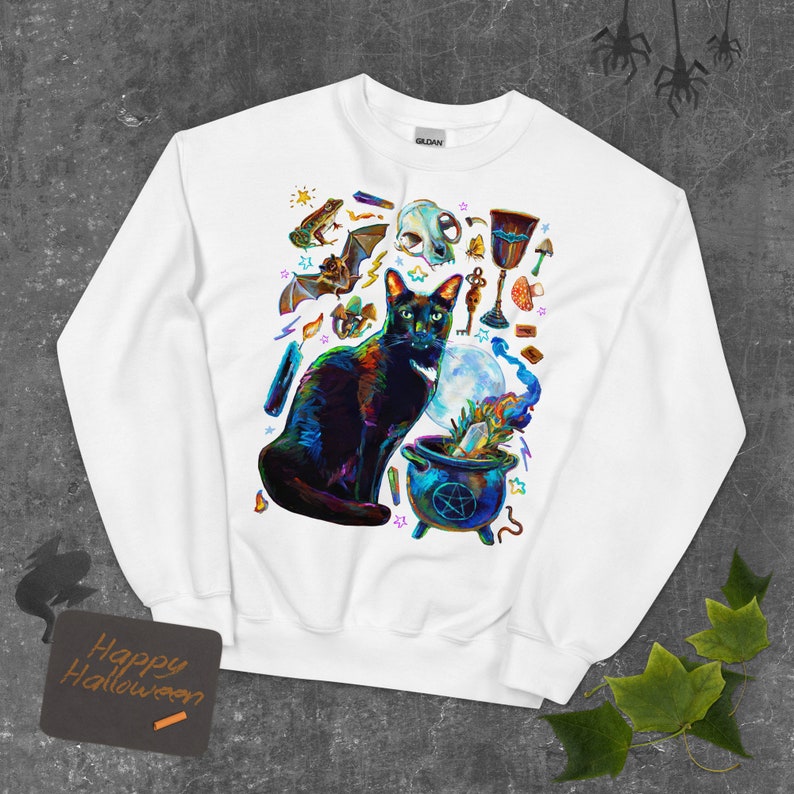 Plus Size Halloween Sweatshirt, 3XL 4XL 5XL Fall Crewneck,