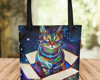 エコバッグ [SOUNDS GOOD] New York Blues Cat Tote Bag SOUNDS GOOD New York Blues Cat Tote Bag - Natural