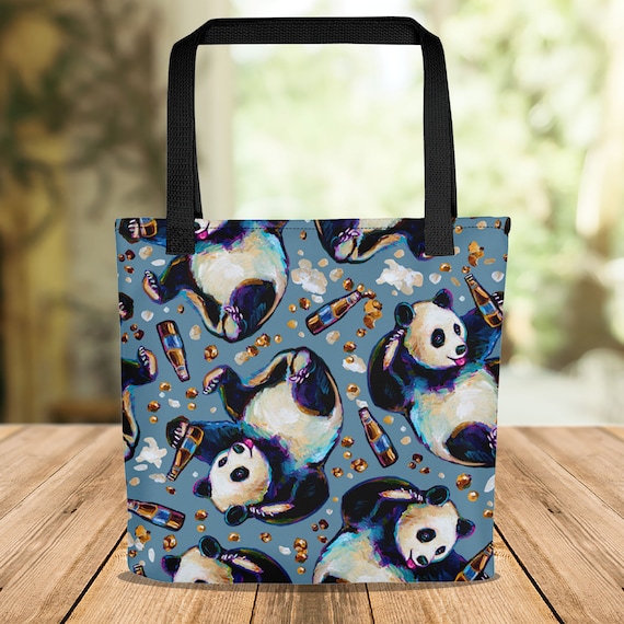 Panda tote shop bag
