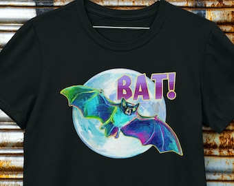 Whimsigoth Tee Shirt, Funny Goth TShirt, Graphic Bat Shirt, Bat Lover Gift, Whimsy Goth Outfit, Halloween Shirt For Her, Goth Shirt for Him,