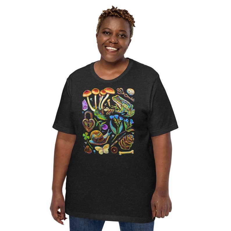 Plus Size Witchy Tee, Plus Size Goblincore Shirt, 3XL Graphic Tee, 4XL Graphic Tee, 5XL Graphic tee