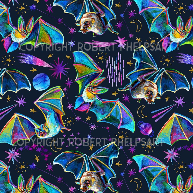 Halloween Tote Bag Gothic Bat Purse Creepy Cute Bats Mini Etsy