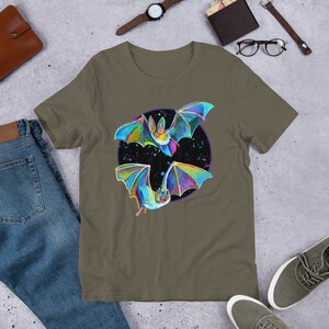 Plus Size Pastel Bat Unisex Shirt, 2XL T shirt, 3XL T Shirt, 4 XL T shirt