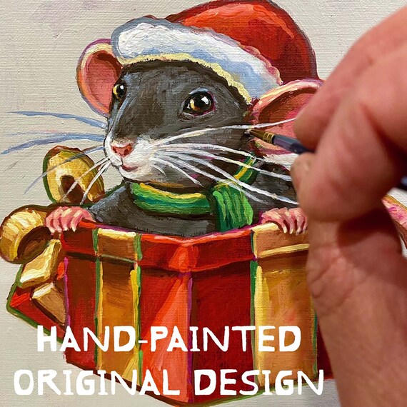 Christmas Rat Coffee Mug Merry Christmas Rat Rat Stocking