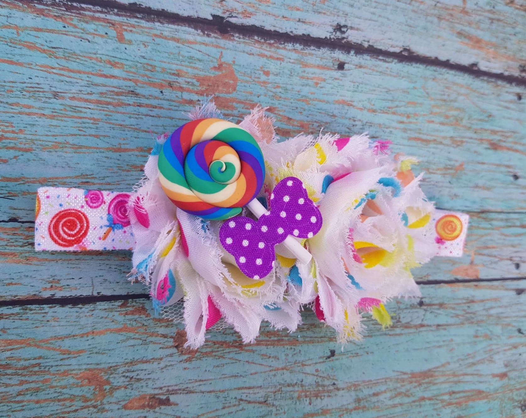 Candyland Headband Candy Headband Candy Birthday Candy Etsy