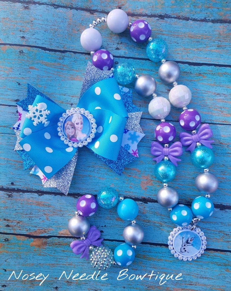 Frozen Hair Bows Frozen Hair Clips Frozen Tutu Elsa Hair Etsy