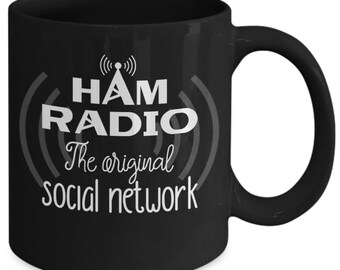 Ham Radio Original Social Network Mug Funny Coffee Cup