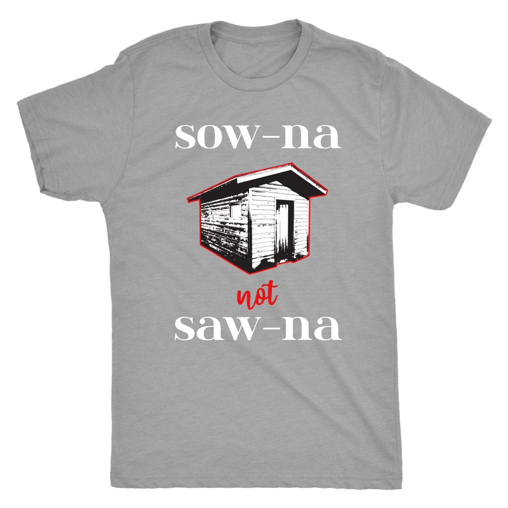 Funny Sauna Shirt How to Pronounce Sauna Gift for Etsy