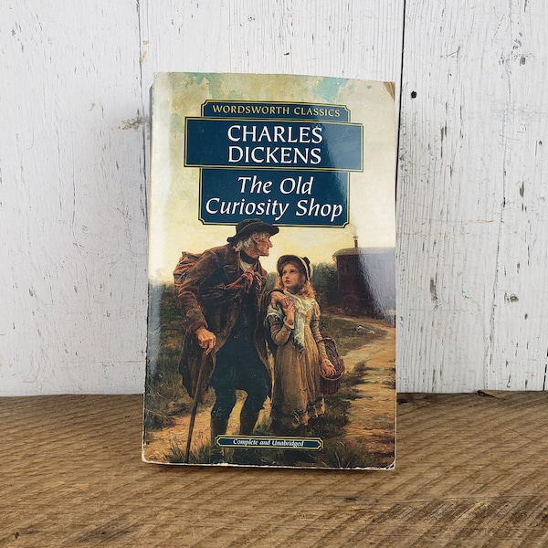 Vintage The Old Curiosity Shop by Charles Dickens Book Paperback Novel 1995 Wordsworth Editions Classic Literature Famous Author Novel