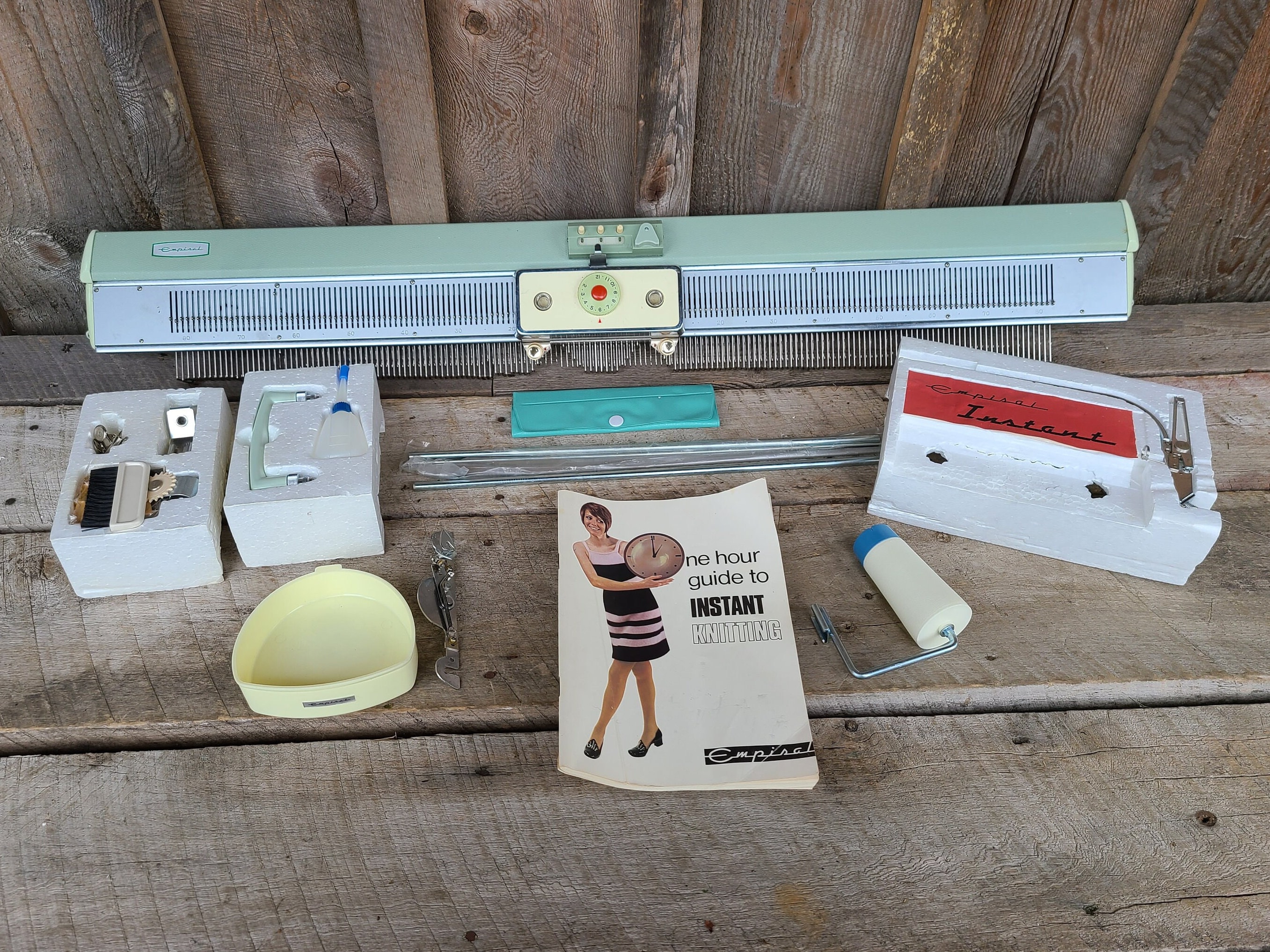 Vintage Empisal Mini Schnell Stricker Knitting Machine Original