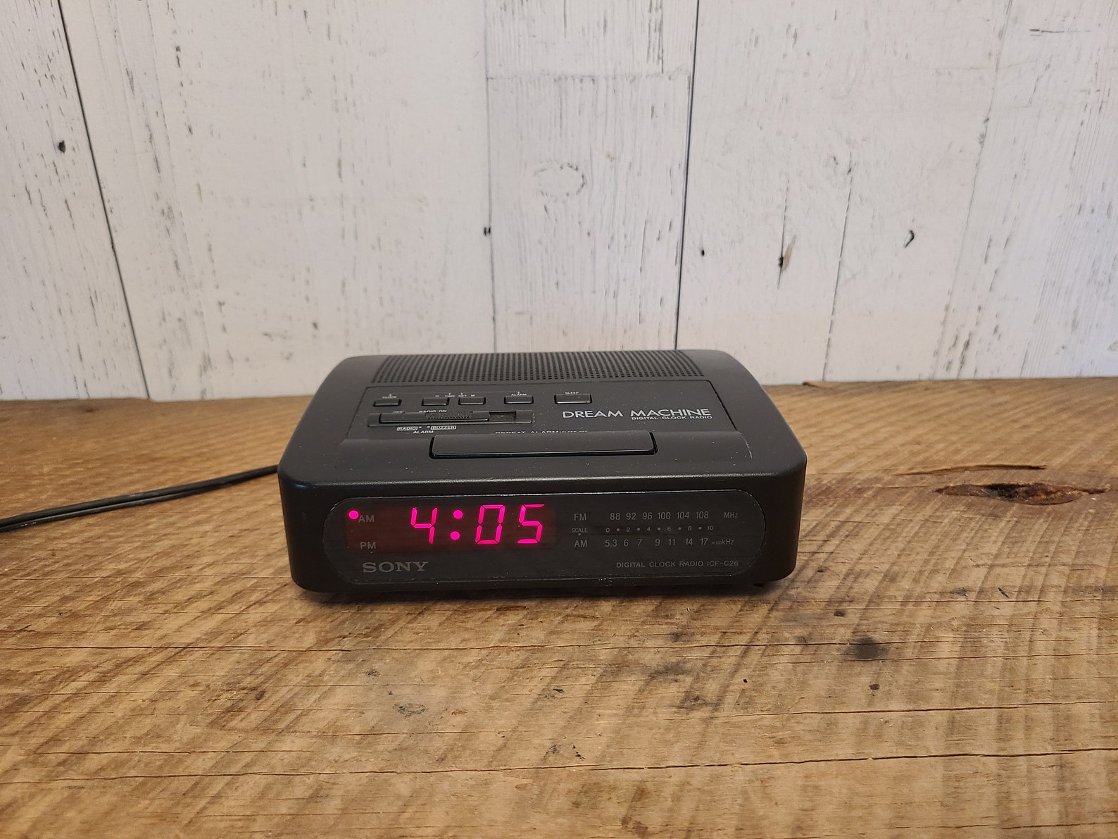 Vintage Sony Dream Machine Alarm Clock Radio Retro 90s Black Etsy Canada