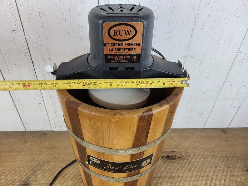 Vintage Ice Cream Maker Frost King Ice Cream Freezer 4 Quarts Etsy