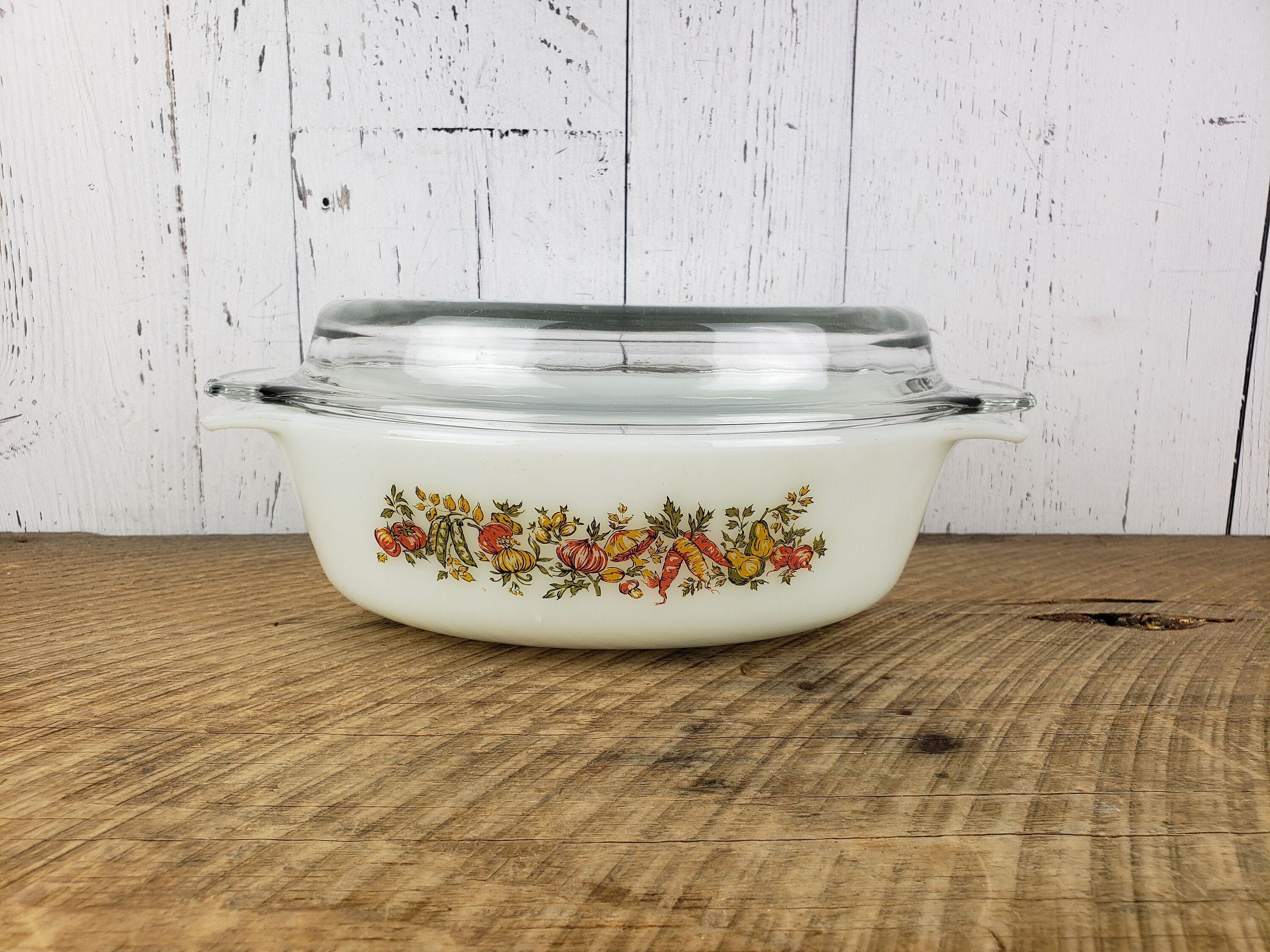 Vintage Anchor Hocking Casserole Baking Dish w/ Lid 433 Etsy