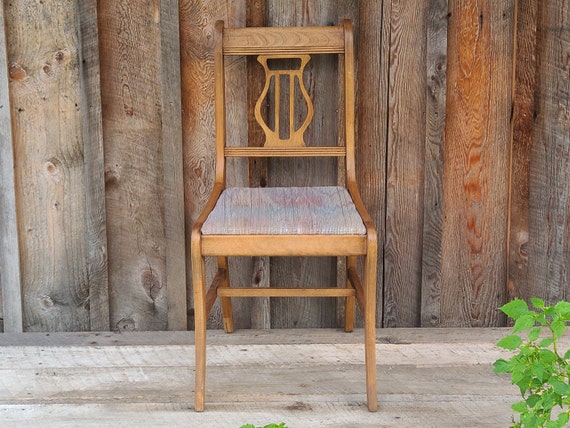 Antique harp back dining chairs online