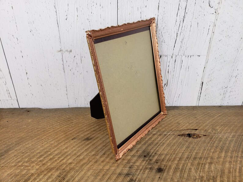 Vintage Empty Picture Frame 8x10 Filigree Rose Gold Brass | Etsy
