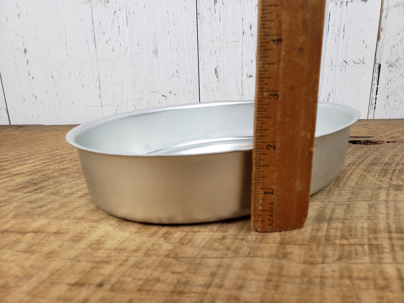 Vintage Oval Cake Wilton Pan 10x7 Basic Aluminum Wedding Cake Etsy