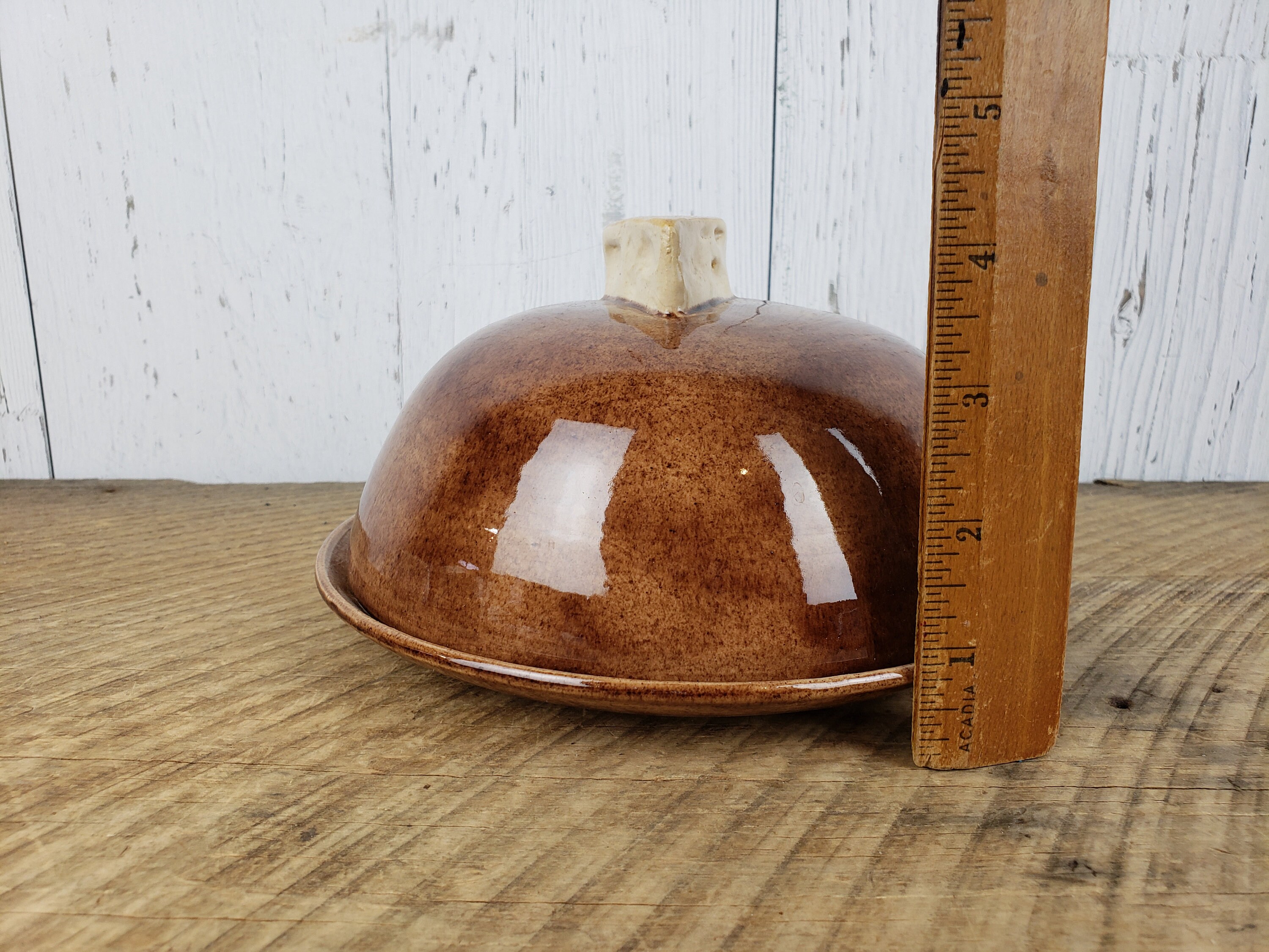 Vintage Ceramic Cheese Dome w/ Lid Food Keeper Butter Dish Mid Etsy