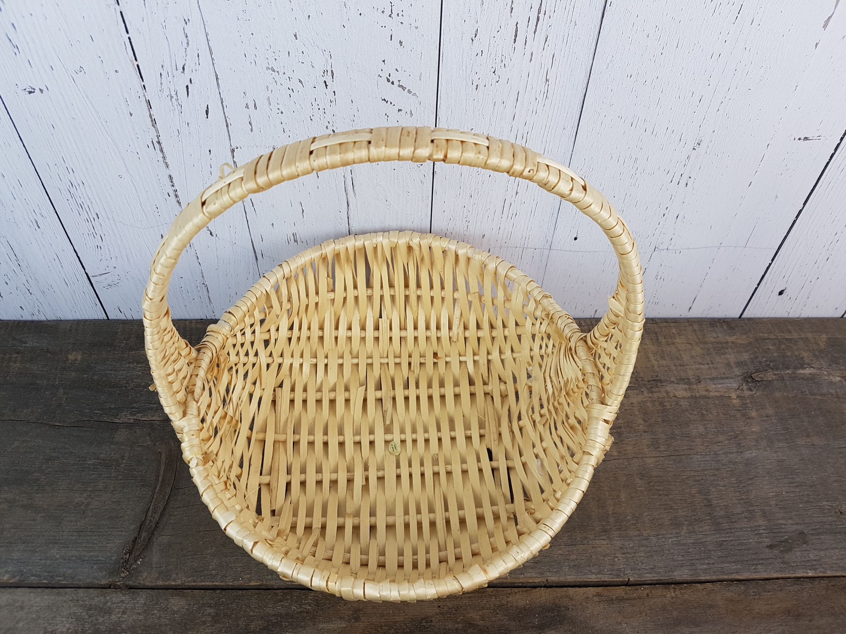 Vintage Wicker Carrying Basket 12 High X 12 Wide - Etsy
