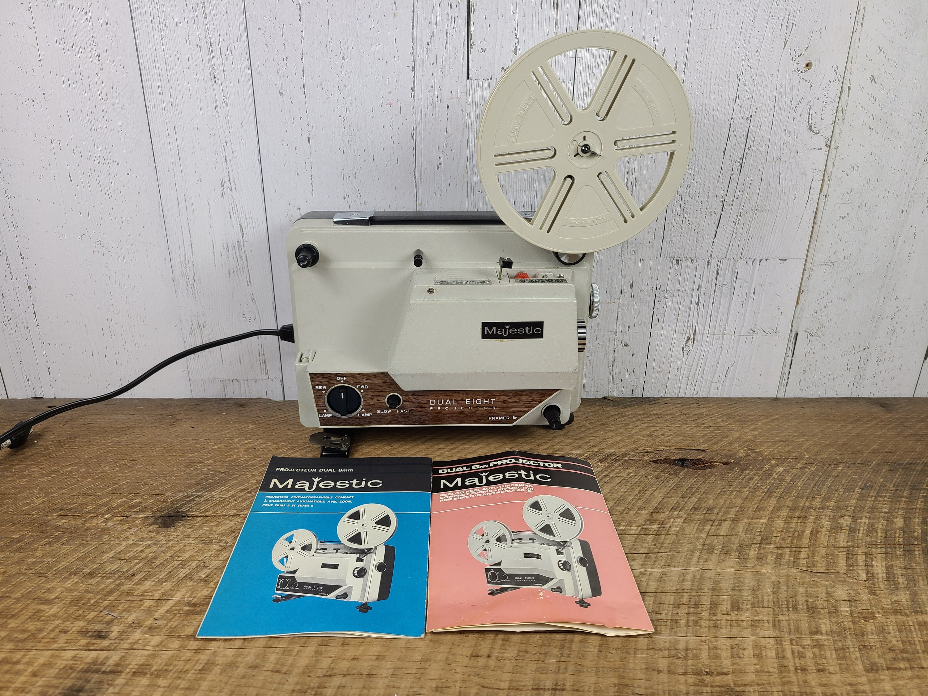 Vintage Majestic Dual Eight Film Projector Model NSI-36 AS is PROP Japan  Reel to Reel Movie Projection Image Photo Retro Cinema Electronic -   Canada