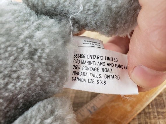 gray seal stuffed animal
