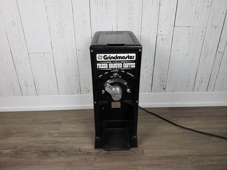 Vintage 70s Grindmaster Old Fashion Coffee Grinder 490OF Industrial