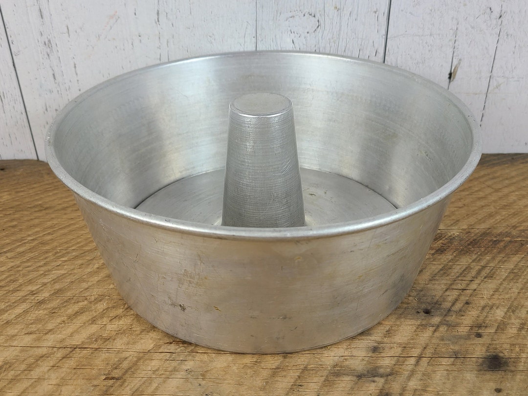 Vintage Angel Food Aluminum Cake Pan Bundt Cake Dessert Baking Etsy