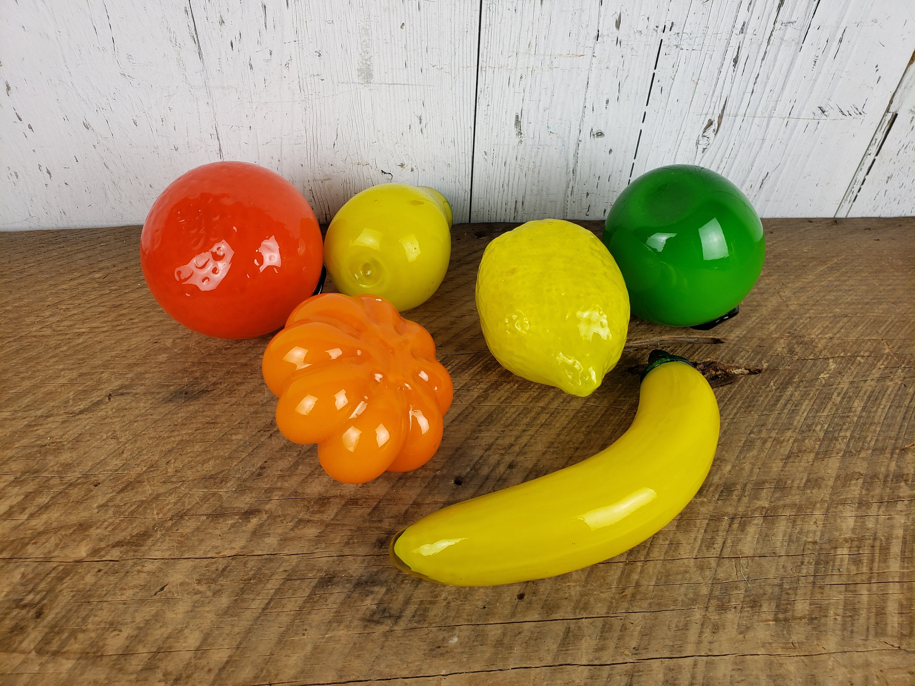 Glass Sculptures & Figurines Vintage Lot of 6 Hand Blown Miniature