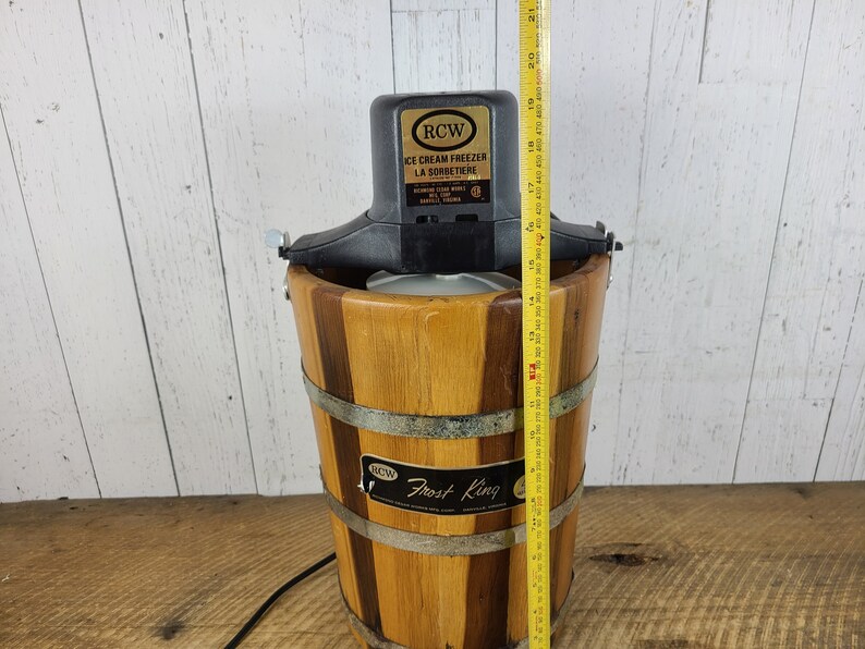 Vintage Ice Cream Maker Frost King Ice Cream Freezer 4 Quarts Etsy