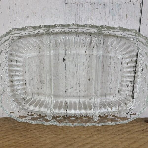 Glass Relish Tray - Etsy