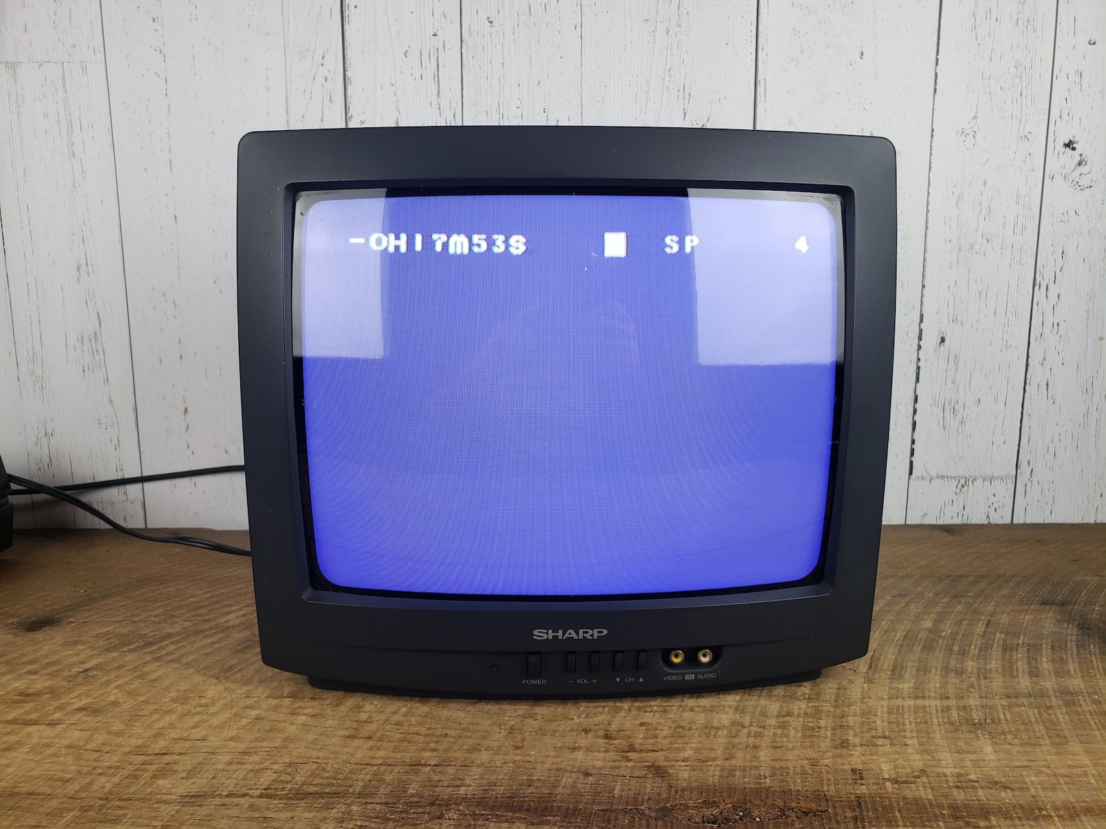 Vintage 13 Sharp Color TV Black Television Receiver Etsy